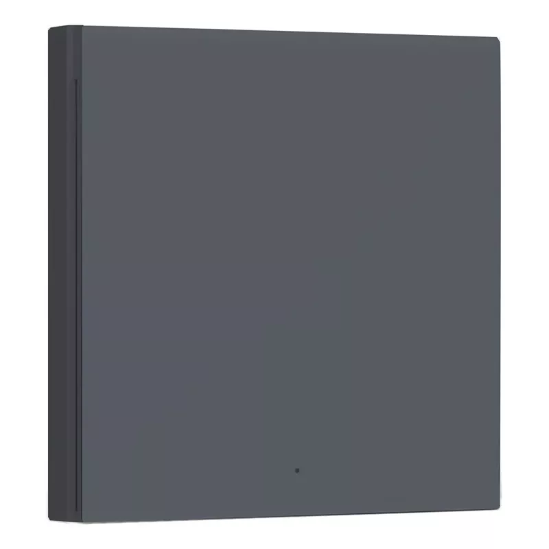 AQARA Smart Wall Switch H1 EU (bez nulles, vienas sviras) (WS-EUK01-G), pelēks - Zigbee sienas slēdzis ar releju