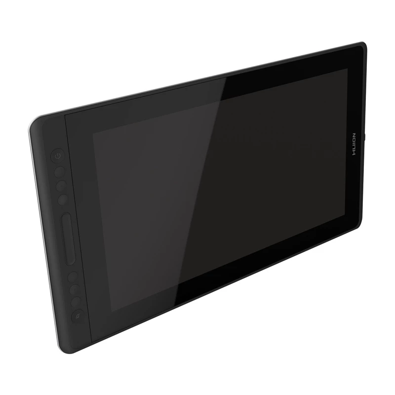 Grafikas planšete HUION Kamvas Pro 16 — 15.6 collu IPS, 1920×1080, 344.2×193.6 mm darba zona, 8192 spiediena līmeņi, vadu USB