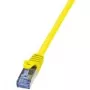 Tīkla kabelis LogiLink Cat6a S/FTP RJ-45 10 m dzeltens