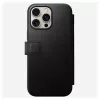 Folio telefona maciņš Nomad NM01675785 Apple tālruņiem, der ekrāniem līdz 17,5 cm (6,9 collas), melns, 3 karšu kabatiņas, galda statīvs