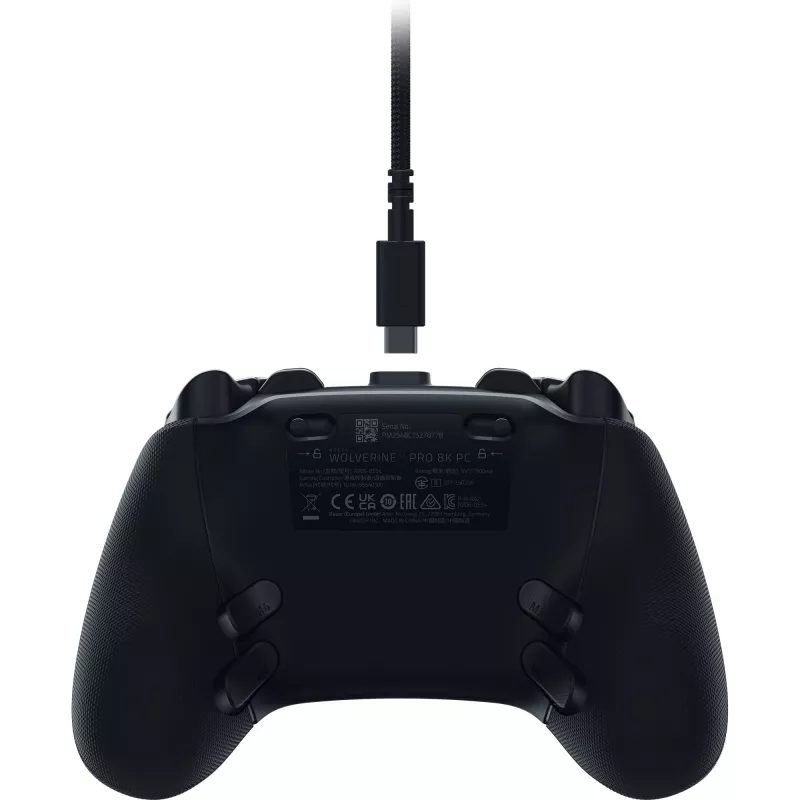 Spēļu kontrolieris Razer Wolverine V3 Pro — bezvadu datora kontrolieris ar pielāgojamu RGB apgaismojumu un programmējamām pogām