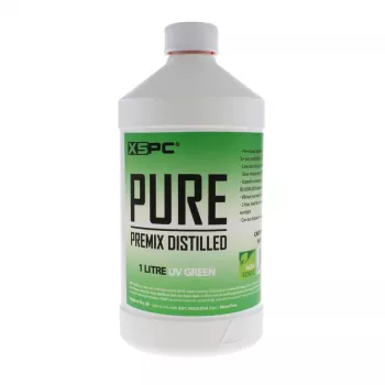Dzesēšanas šķidrums XSPC Pure Coolant 1 L, zaļš, UV-reaktīvs, PC šķidruma dzesēšanas sistēmām
