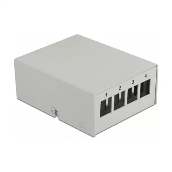 Keystone Patch Panel DeLOCK 43407 4 Portu Pelēks