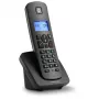 Motorola C4201 Analog/DECT telefons ar zvanītāja ID, melns