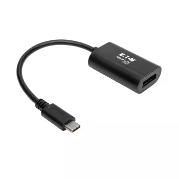 Tripp Eaton Tripp Lite Series USB C uz DisplayPort video adaptera pārveidotājs 4K x 2K @ 60Hz, melns, USB Type C uz DP, USB-C, USB Type-C 6 collas