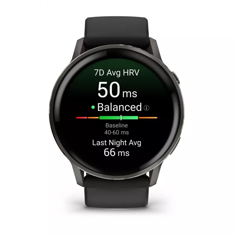 Viedpulkstenis GARMIN Venu 4 1,4 collu AMOLED GPS Melns, 45 mm korpuss, 8 GB, 12 dienu akumulators, 5 ATM