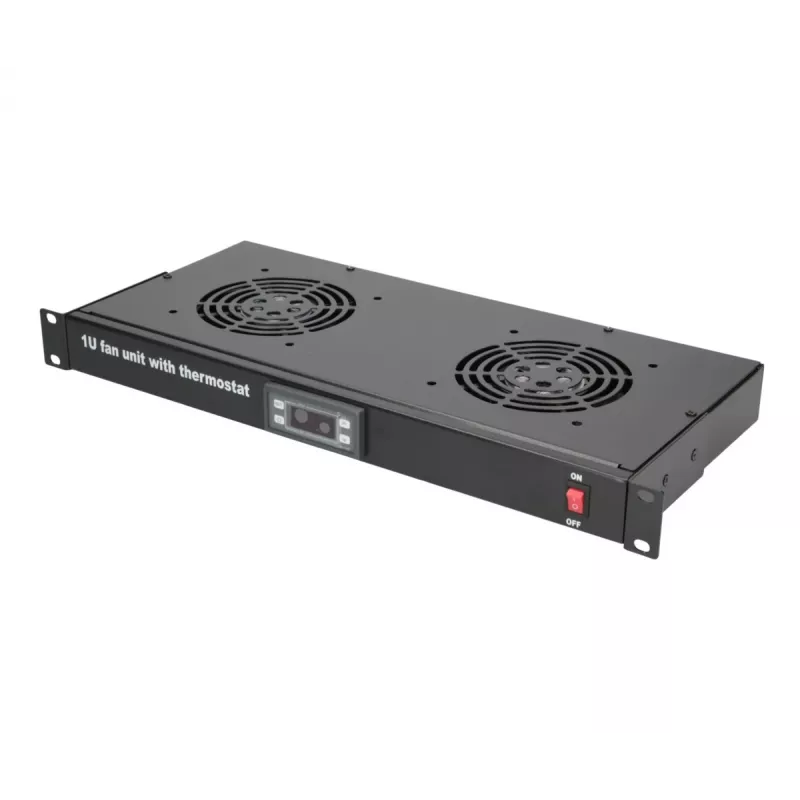 Ventilatora panelis Extralink EX.19089 19 collu ar 2 ventilatoriem un termostatu