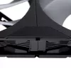 120mm PHANTEKS M25 Gen2 PWM D-RGB korpusa ventilators, melns, 3-pin
