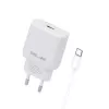 Lādētājs 25W USB-C + USB-C kabelis, balts