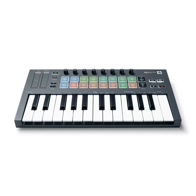Novation FLKEY Mini - MIDI klaviatūra, kas paredzēta FL Studio programmatūrai, 25 taustiņi.