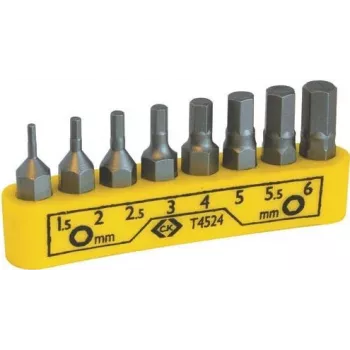 Skrūvgrieža uzgaļu komplekts C.K Tools T4524 8 gab.