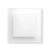 Smart glass push-button HomeMatic Homematic IP Glass push-button, 230 V, 868 MHz, balta, 54.5×54.5×29 mm