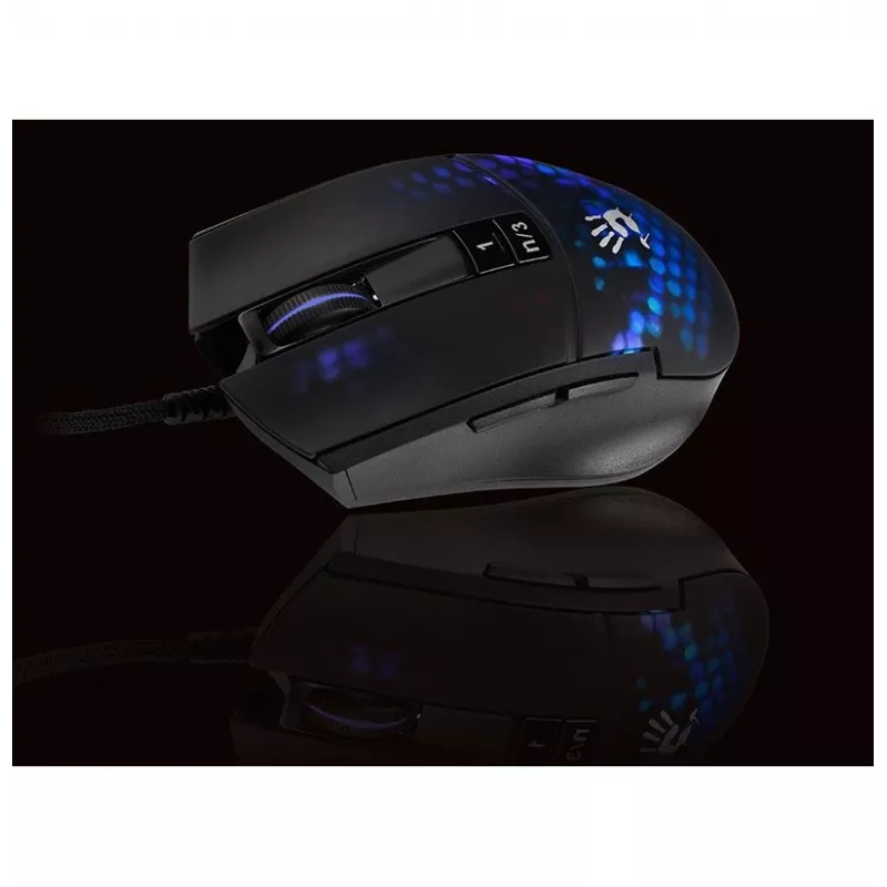 A4Tech BLOODY A4TMYS47113 L65 MAX RGB Honeycomb (aktivēta) pele USB Type-A optiskā 12 000 DPI