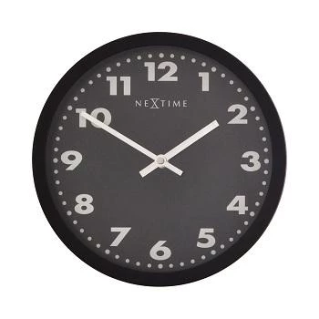 NeXtime pulkstenis 2906ma Mercure, Ø 25 cm, sienas, melns