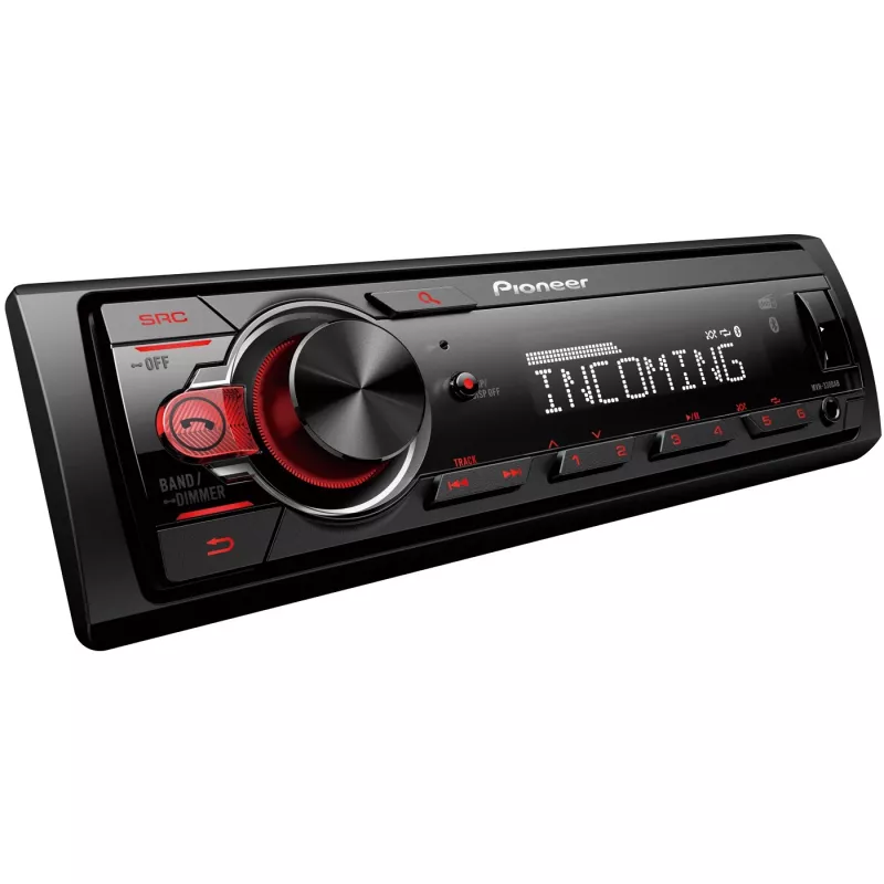 MVH-330DABAN, melns, 1 DIN, 200 W, 50 W, Android, AAC, FLAC, WAV, WMA