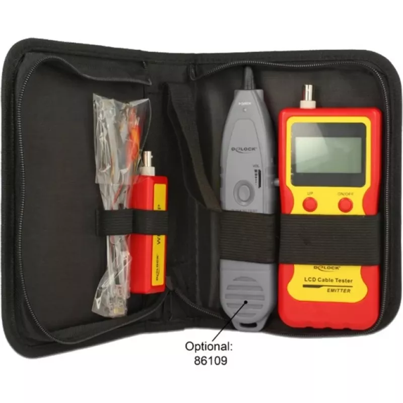 Delock LCD kabeļa testeris - tīkla testeris (86108)
