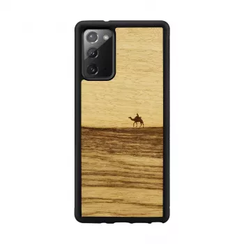 Aizsargājošs tālruņa maciņš Man and Wood Galaxy Note 20 — terra Melns