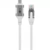 Tīkla kabelis Goobay 74180 USB C RJ-45 Cat6 10 m balts