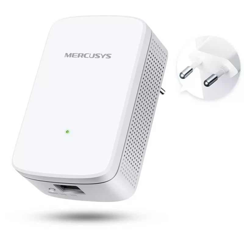 Mercusys ME10 V1 WiFi diapazona paplašinātājs Montebar i wall