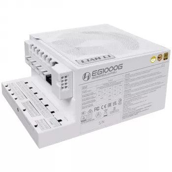 Barošanas bloks Lian Li EDGE GOLD 1000, 1000 W, 80 PLUS Gold, ATX 3.1, PCIe 5.1, USB centrmezgls