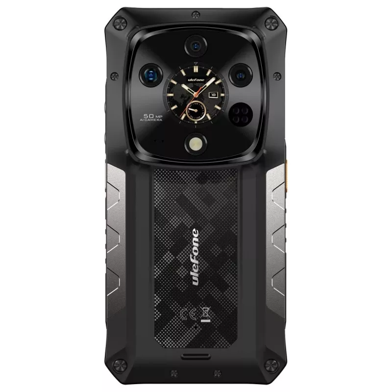 Izturīgs viedtālrunis UleFone Armor 28 Ultra 5G — 16 GB RAM, 1 TB atmiņa, melns