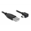 USB kabelis DeLOCK 82684 USB 2.0 5m USB A Mini-USB B melns