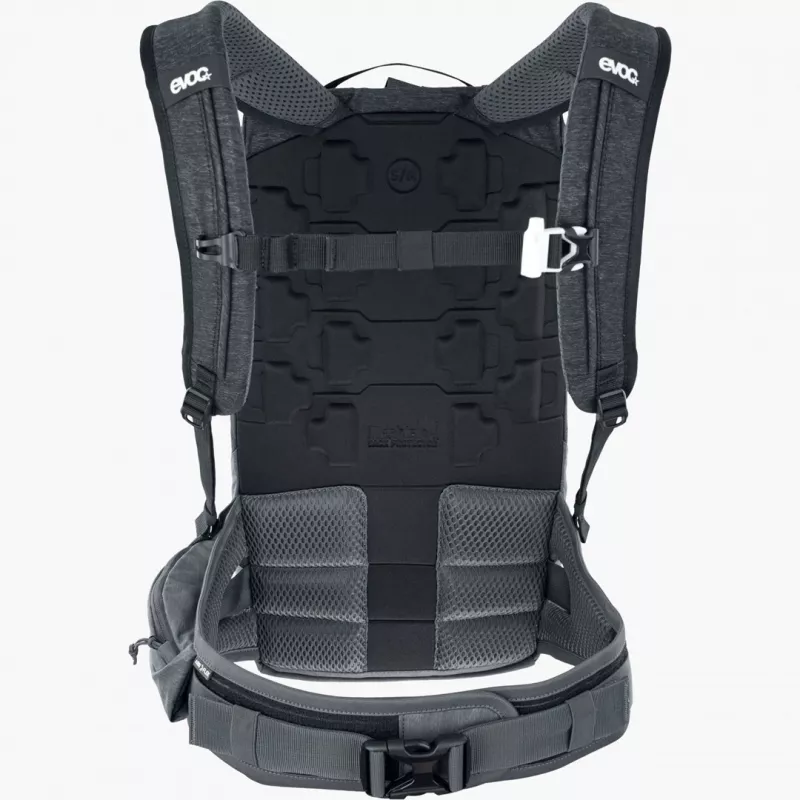 Velosipēda mugursoma EVOC Trail Pro 10L Carbon pelēka Sport
