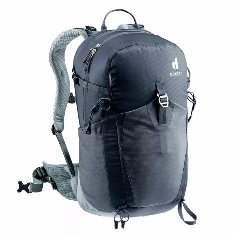 Mugursoma DEUTER Trail 25 — 25 L pārgājienu dienas soma, melnā/akmens pelēkā