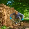 Gardena EnergyCut dārza šķēres ar apvedasmeņiem, melnas/zaļas, tērauda, 5 cm