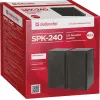 DEFENDER SPK-240 vadu galda skaļruņi, 2.0, 6 W RMS, USB barošana, 3,5 mm, melns