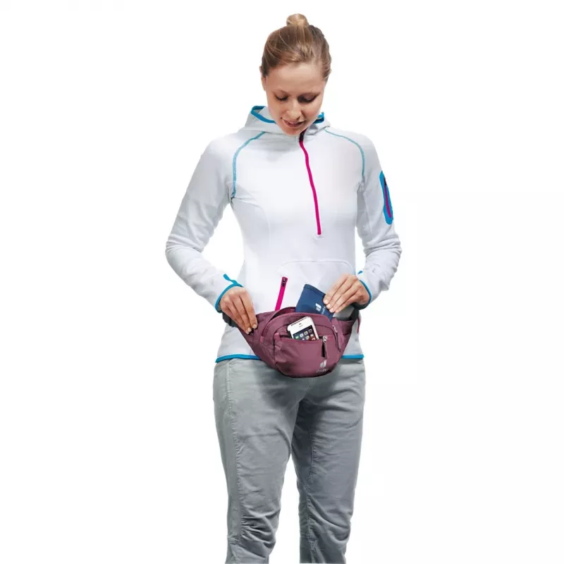 Jostas soma DEUTER Belt I — Poliamīda Ripstop, 1,5 L, 230×70 mm, Sarkana