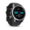 Garmin Fenix E 3.3 cm (1.3) AMOLED 47 mm digitāls 416 × 416 pikseļi skārienjūtīgs nerūsējošais tērauds Wi-Fi GPS (satelīts)