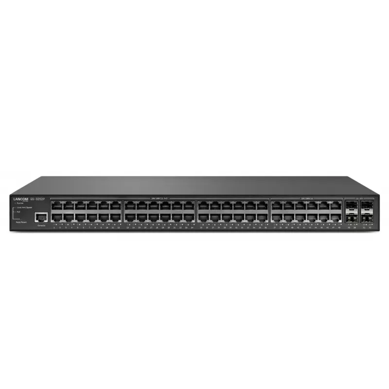 LANCOM GS-3252P Pārvaldāms L3 Gigabitu Ethernet (10/100/1000) Power over Ethernet (PoE) 1U Melns