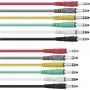 Audio komutācijas kabelis Omnitronic 3021005P, 6 x 0,9 m, 6,3 mm (1/4 collas) mono spraudņi