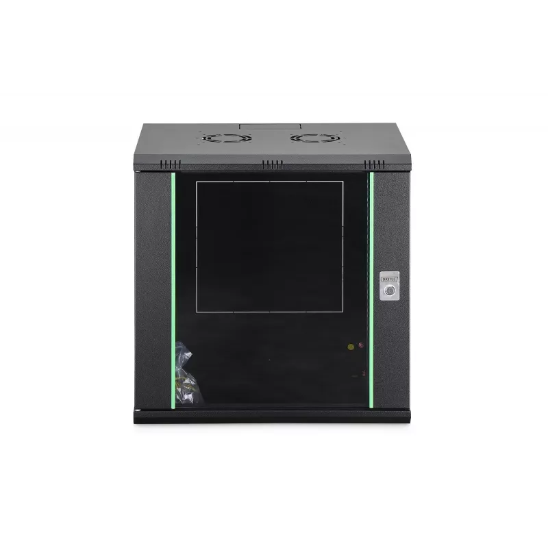 Wall-mounted rack cabinet DIGITUS Dynamic-N 12U, 600x450 mm (WxD), IP20, key lock, unassembled