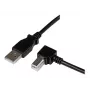 StarTech.com 3m USB 2.0 A uz leņķveida B kabelis - vīr./vīr., 3 m, USB A, USB B, USB 2.0, melns