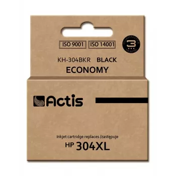 Saderīga ACTIS tintes kasetne KH-304BKR priekš HP 304XL, melna pigmenta tinte, augsta (XL) ražība, 20 ml