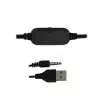 Boxe Stereo 2.0, 6W, Conectare Jack 3.5mm, Alimentare USB, Esperanza Rainbow Nortec 95855, Iluminare RGB, Melni