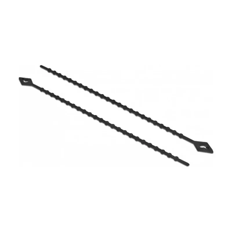 Pērlīšu kabeļsaites DeLOCK 19568 L 150 x W 2.4 mm melnas 100 gab.