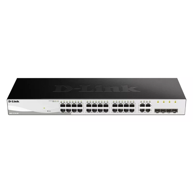 D-Link DGS-1210-28 Managed L2/L2+ 1U Melns
