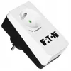 Pārsprieguma aizsardzības kārba Eaton Protection Box 1 FR — 1 Type E kontaktligzda, 220–250 V, 16 A, 4000 W, melna, kompakta