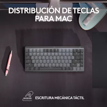 Logitech MX Mechanical Mini bezvadu tastatūra Tenkeyless Bluetooth