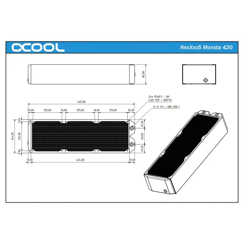 Heatsink Alphacool NexXxoS Monsta