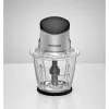 Rommelsbacher MZ 500 elektriskais virtuves smalcinātājs — 1,5 L, 500 W, melns nerūsējošais tērauds