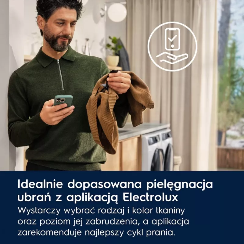 Veļas žāvētājs Electrolux EW7D585UCP 8 kg siltumsūknis, kondensāta žāvēšana