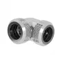 Barrow Multi-Link adapteris 90° caurulei 12 mm AD uz 12 mm AD TWT90KNS-K12 sudraba krāsā
