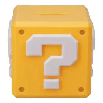 Krājkasīte Paladone Super Mario Question Block dizaina monētu banka