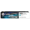 HP 982X High Yield Cyan Original PageWide kasetne, ciāna, 1 gab., 16000 lapas