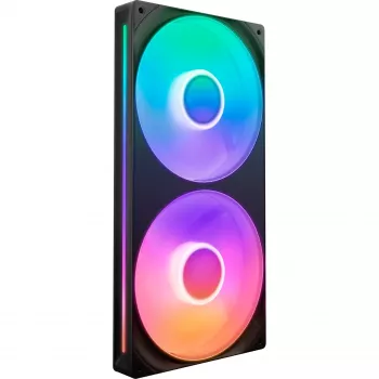 NZXT F280 RGB Core 140mm ARGB PWM 2-Pack Melns