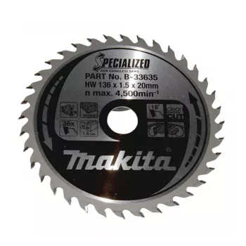 Makita B-33635 ripzāģa asmens 13,6 cm 1 gab.